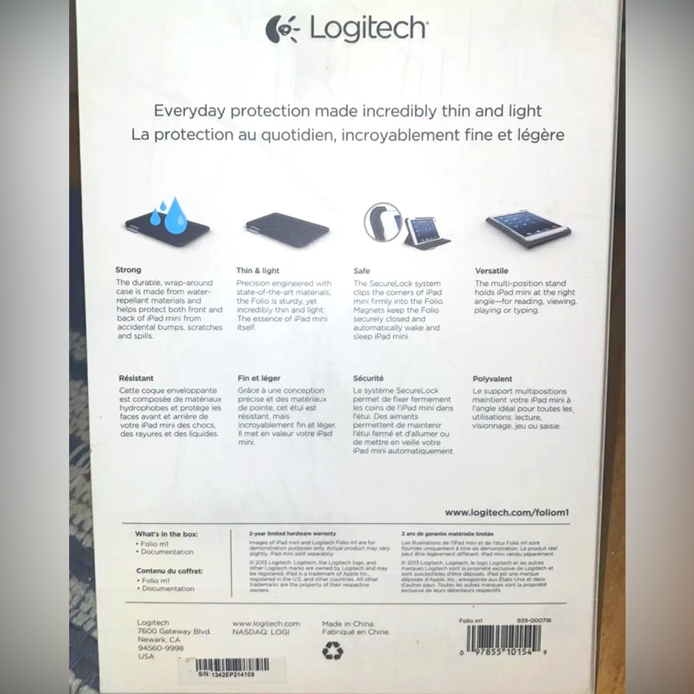 Logitech Folio Protective Case for iPad Mini - Picture 5 of 5